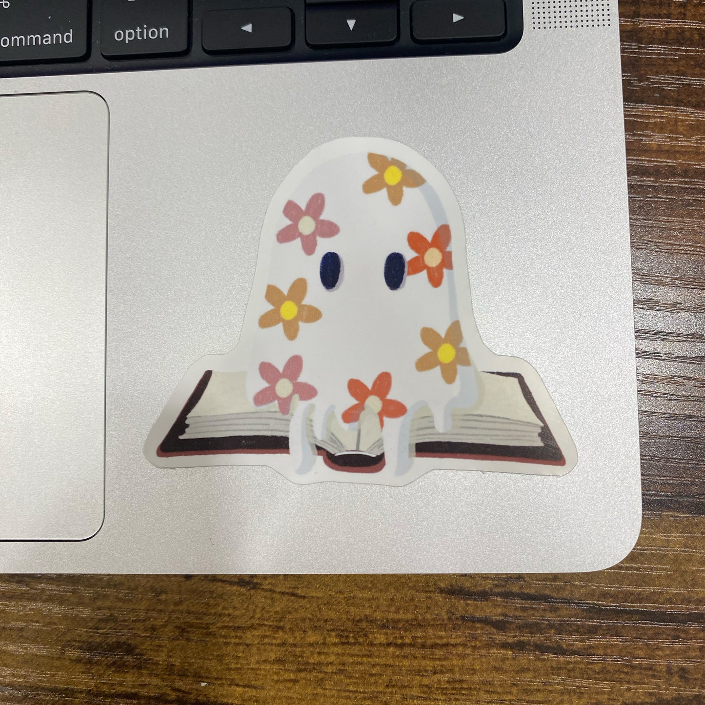 Flower ghost the reader Vinyl sticker