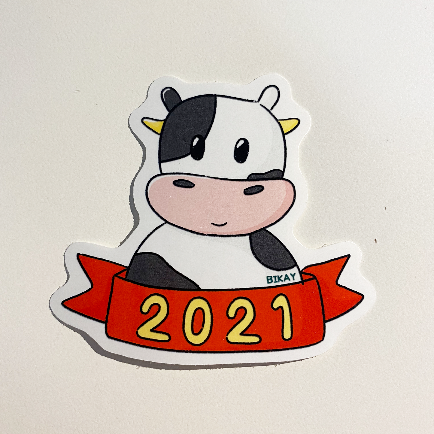 2021 Year of the Ox Vinyl Sticker