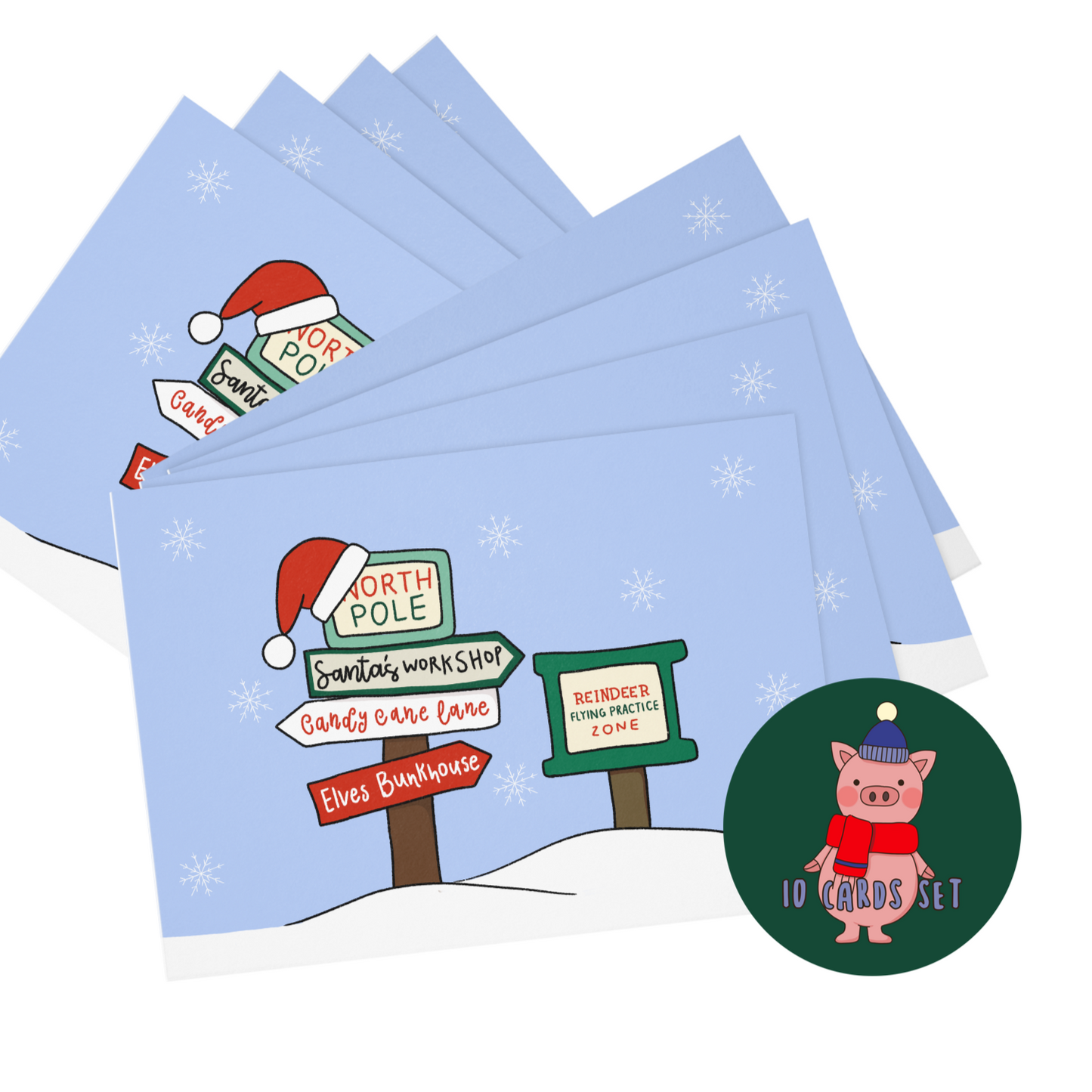 Welcome to Santa's Village Card (Single or Card Pack)