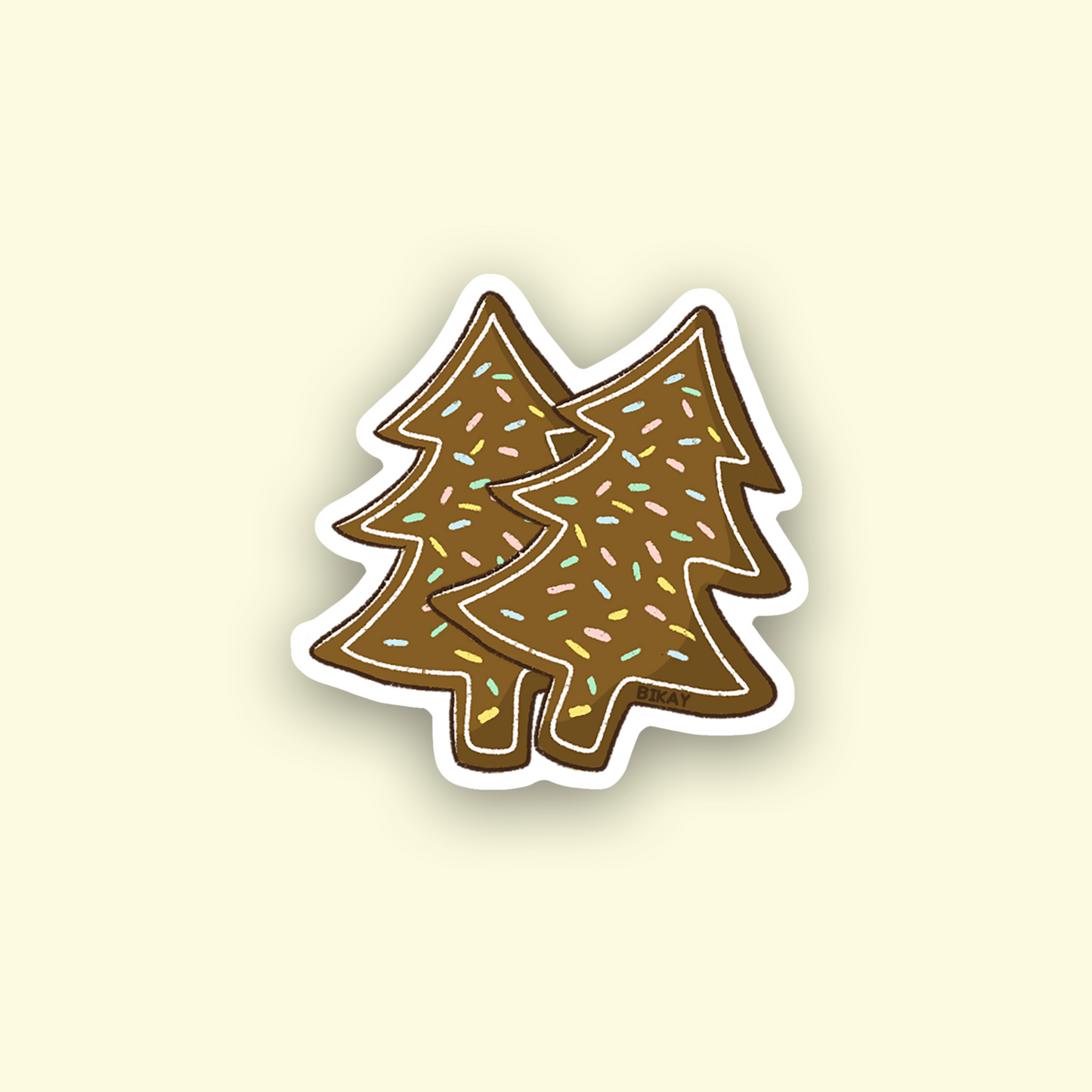 Christmas Cookies Vinyl Sticker