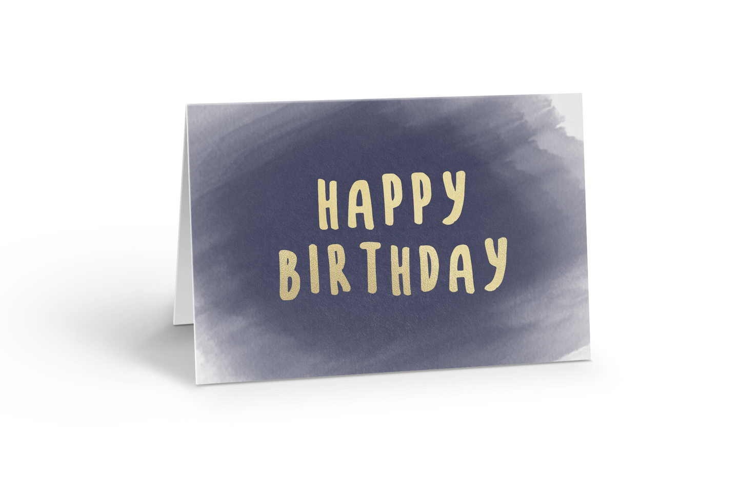 Foiled Happy Birthday Card