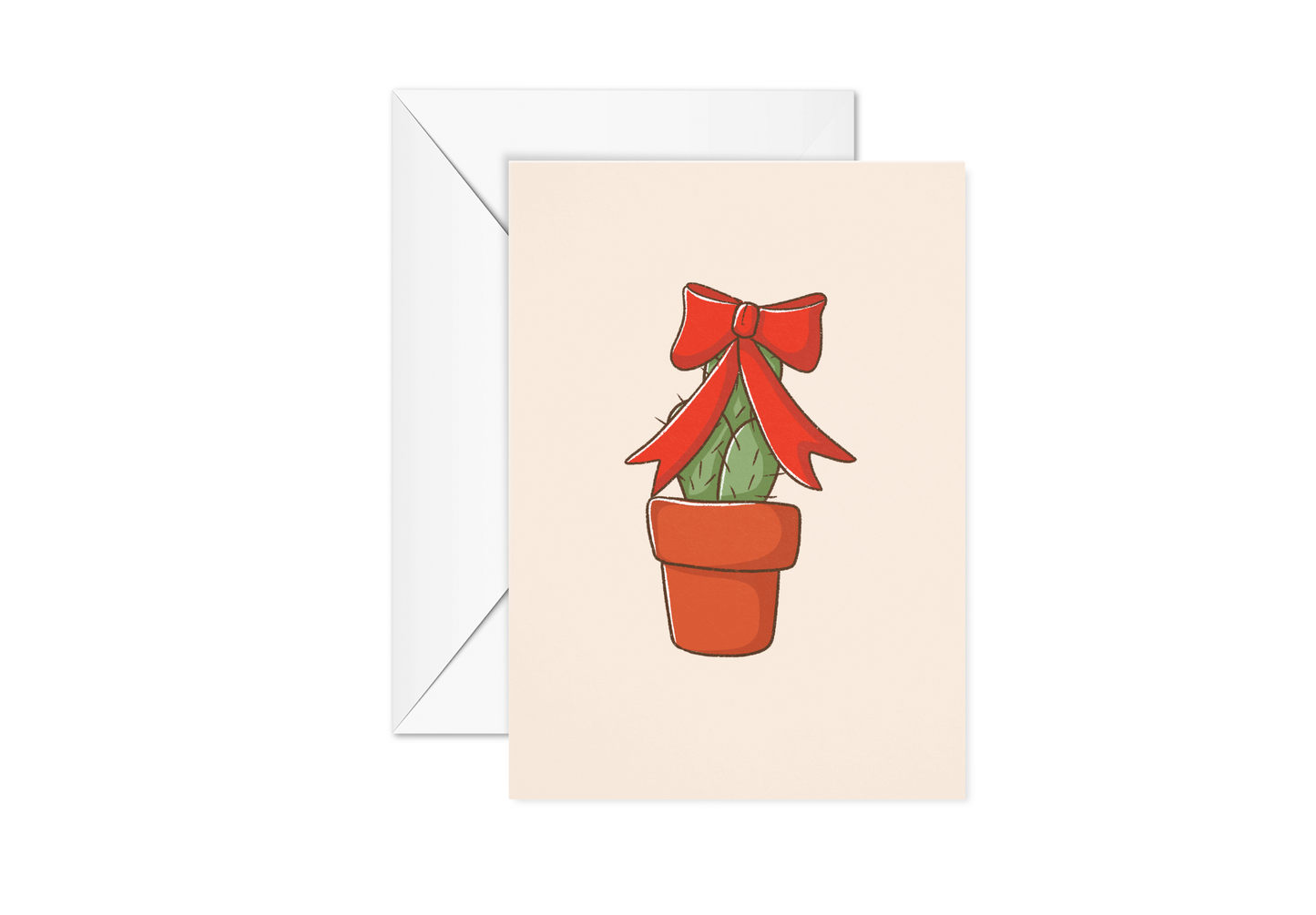 Cactus Christmas Card Pack (Set of 5 or 10 boxed cards)
