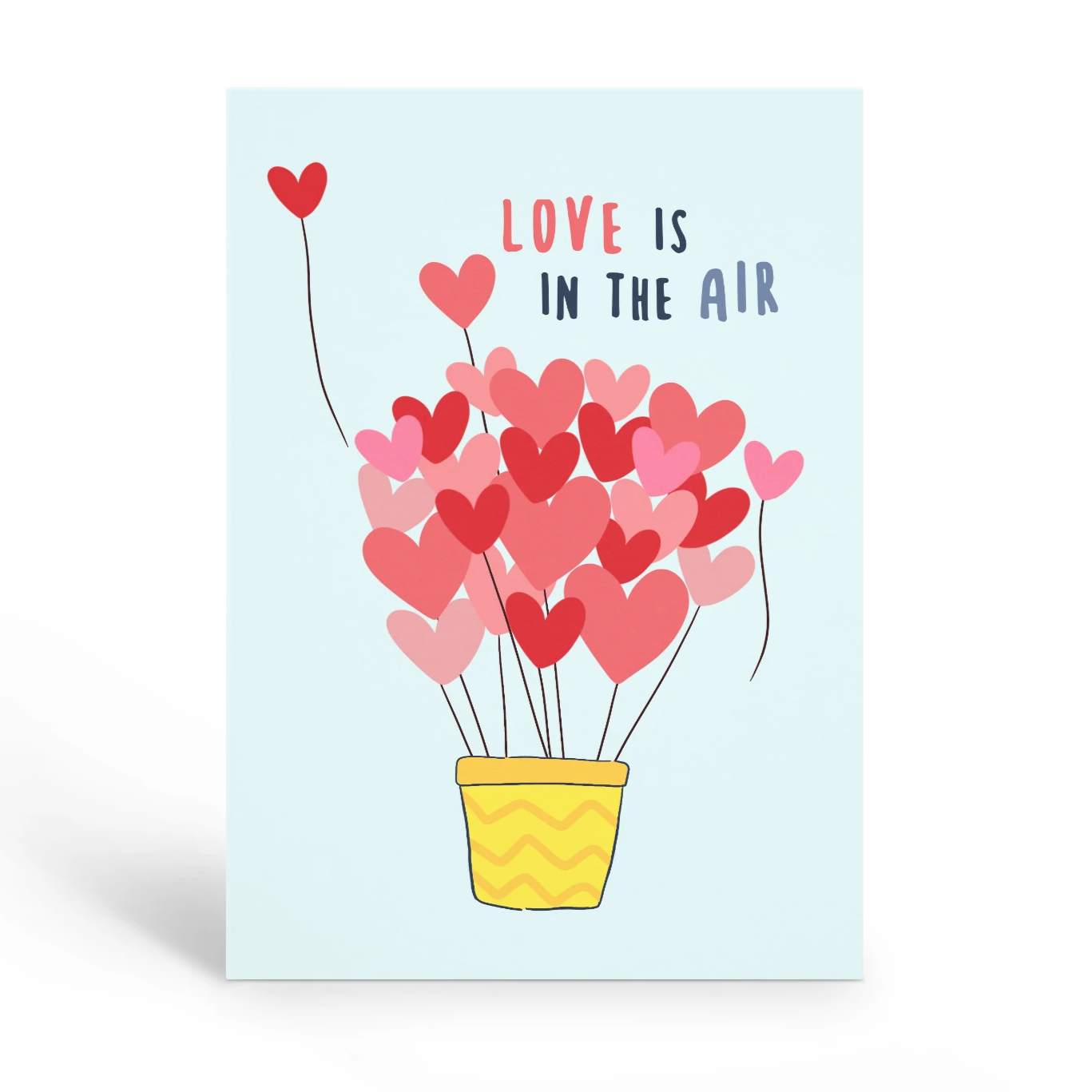 Love is in the air Anniversary Card