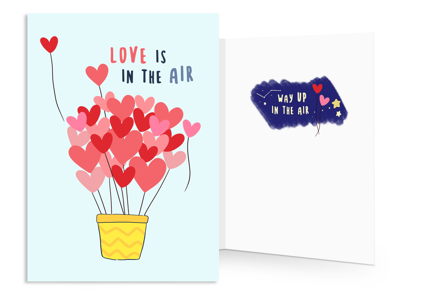 Love is in the air Anniversary Card