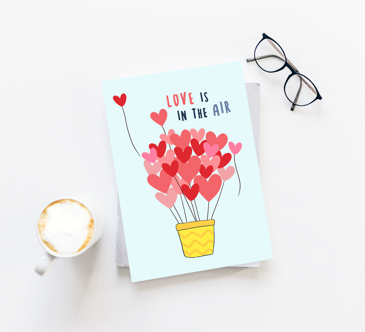 Love is in the air Anniversary Card