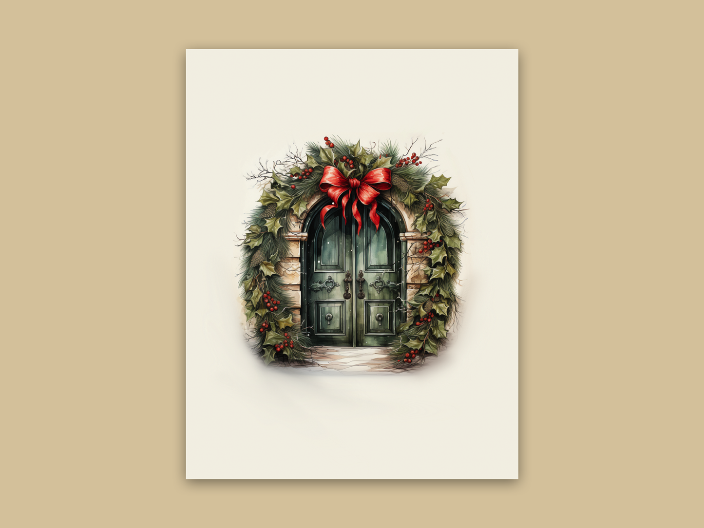 Cozy and whimsical Holiday boxed cards pack