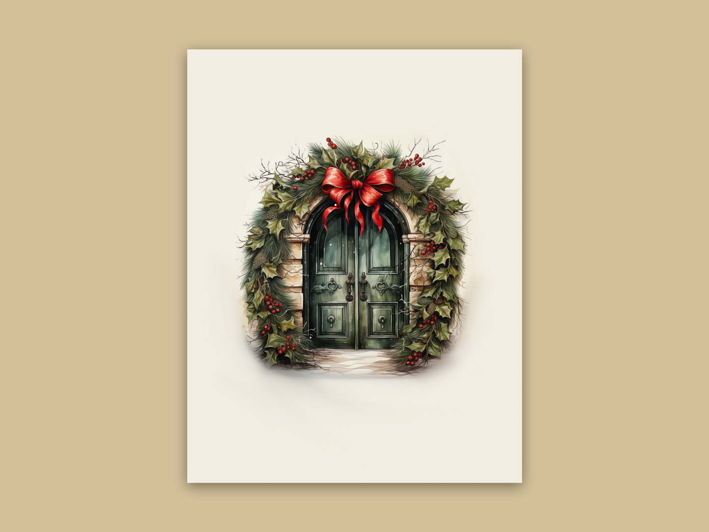 Cozy Holiday boxed cards pack