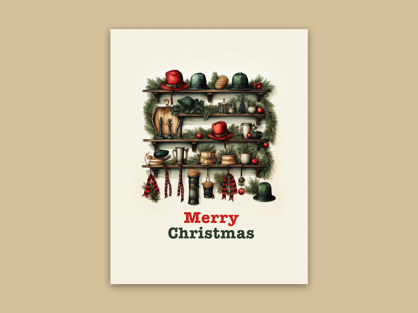 Cozy and whimsical Holiday boxed cards pack