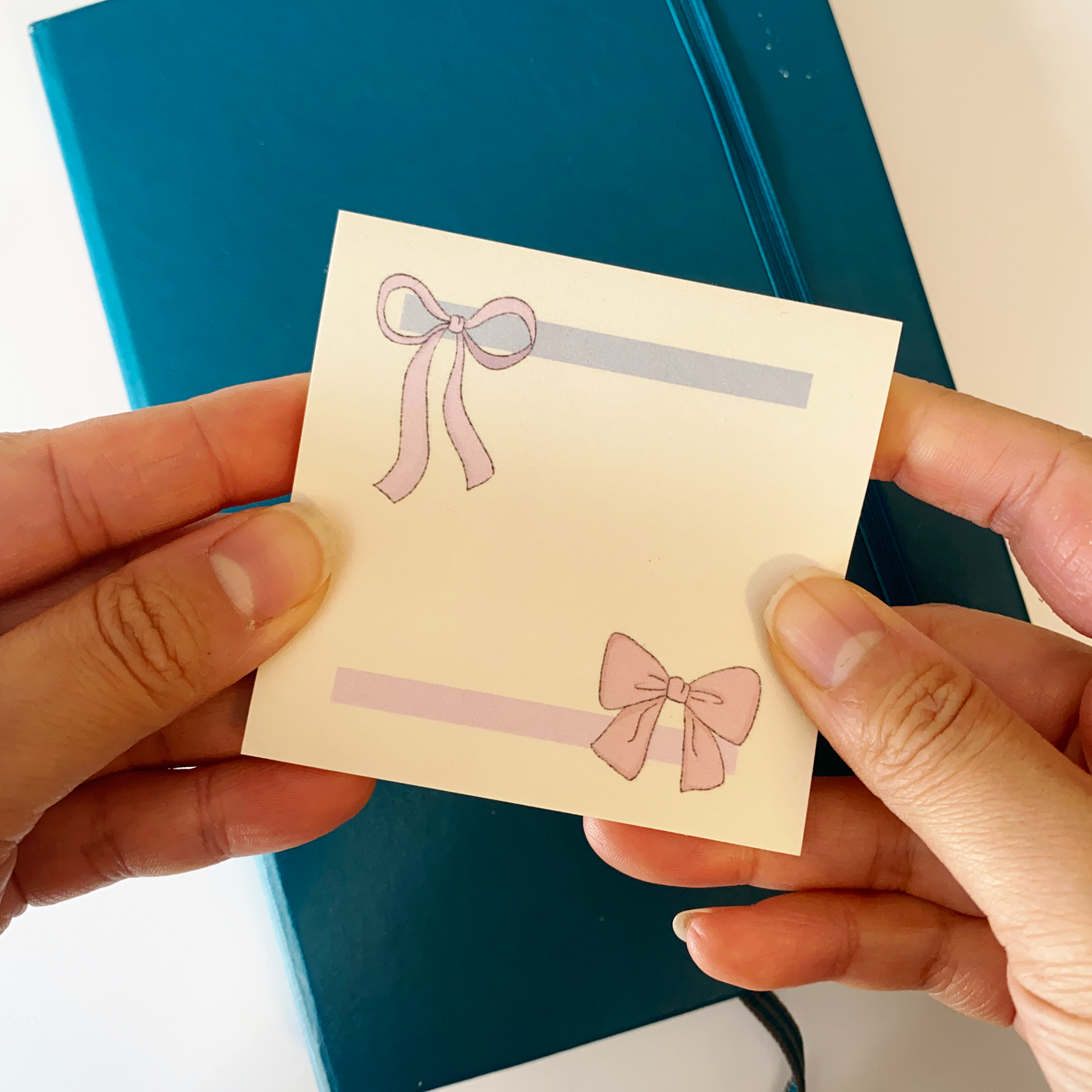 Coquette Ribbon/Bow sticky notes