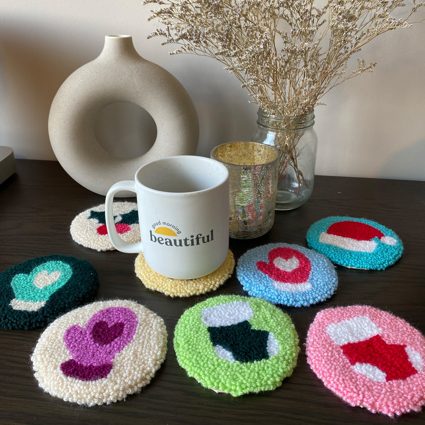 Christmas mug rug