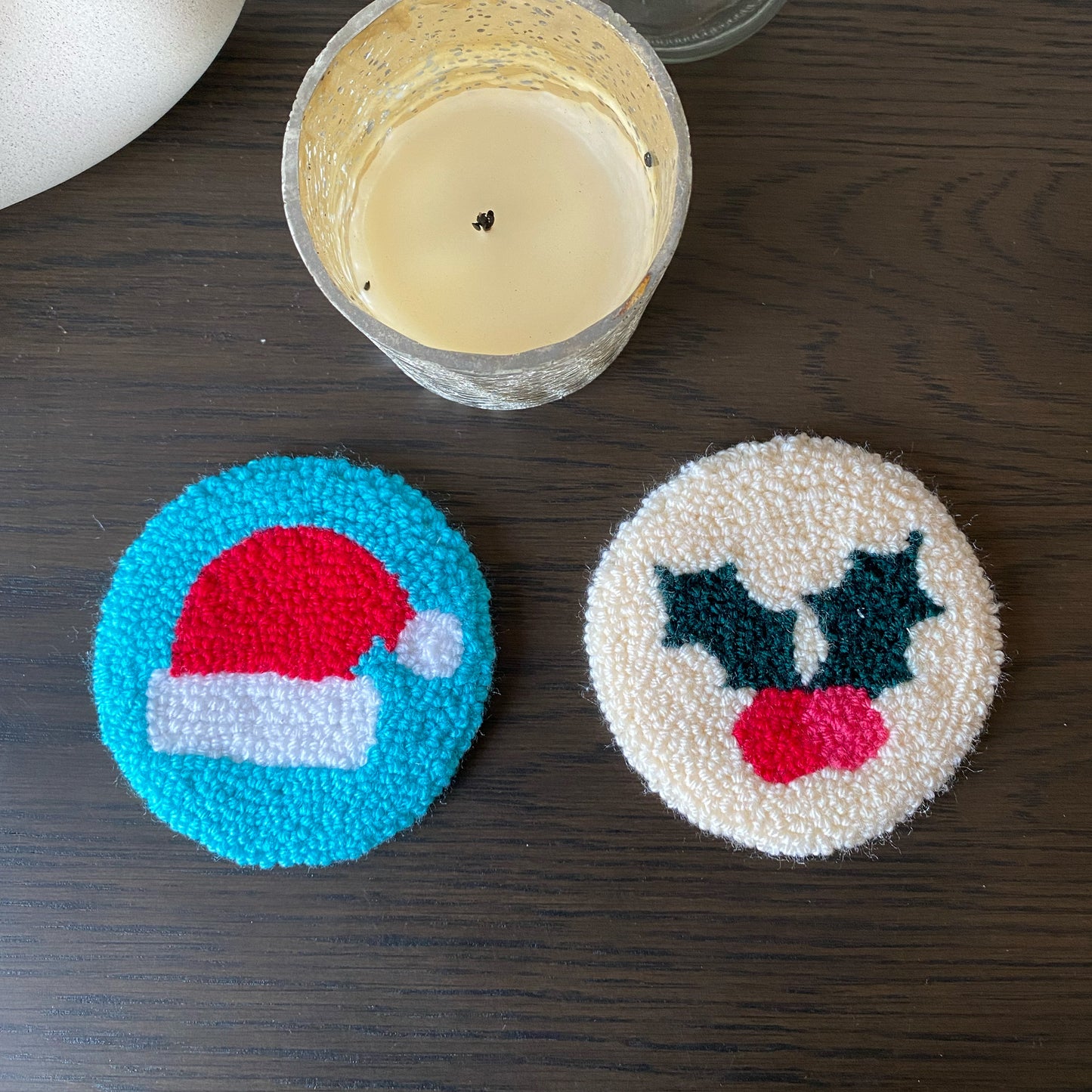 Christmas mug rug