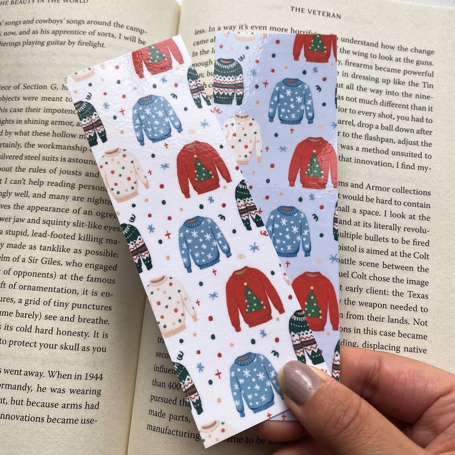 Sweater weather bookmark