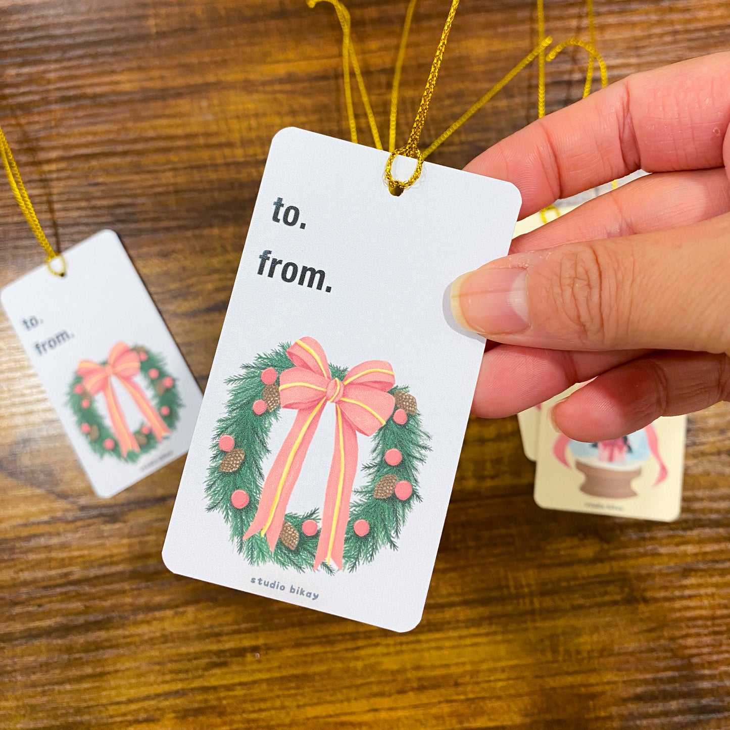 Illustrated Cute Christmas Gift Tags