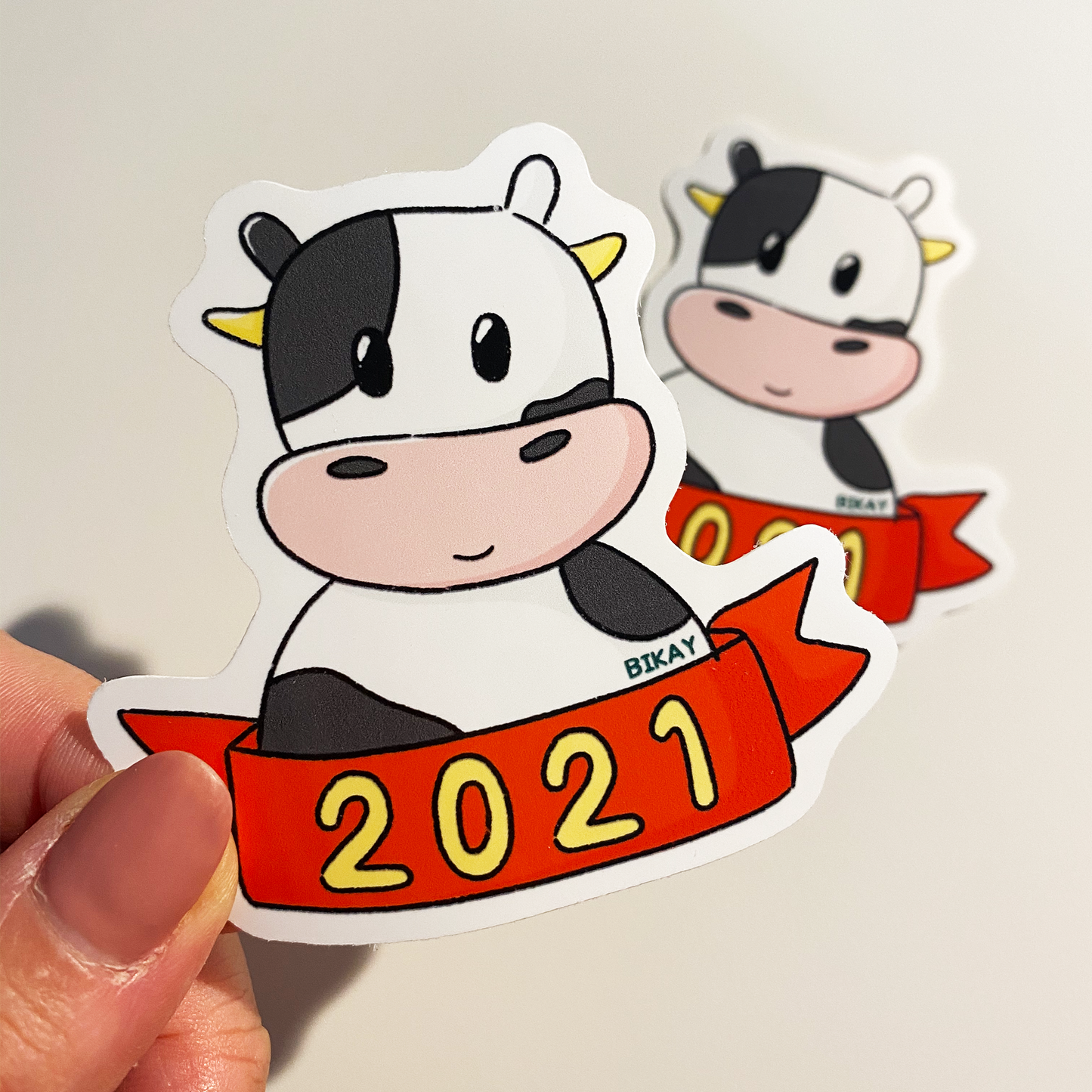 2021 Year of the Ox Vinyl Sticker