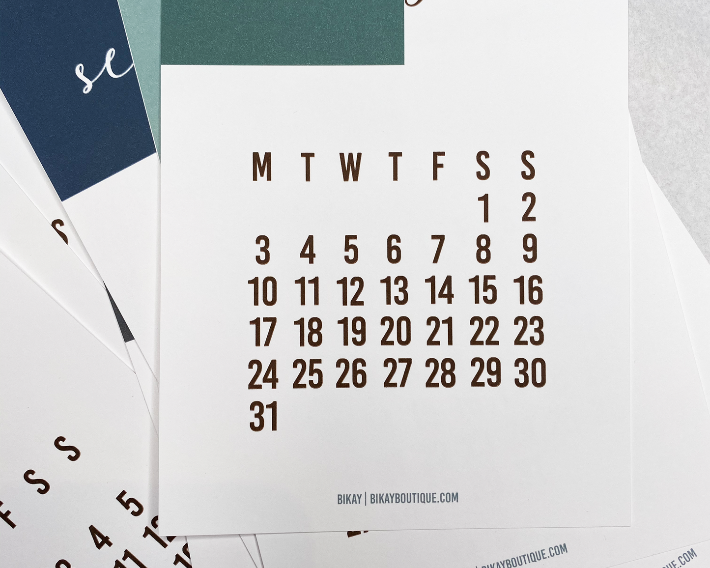 2021 Minimalist Calendar