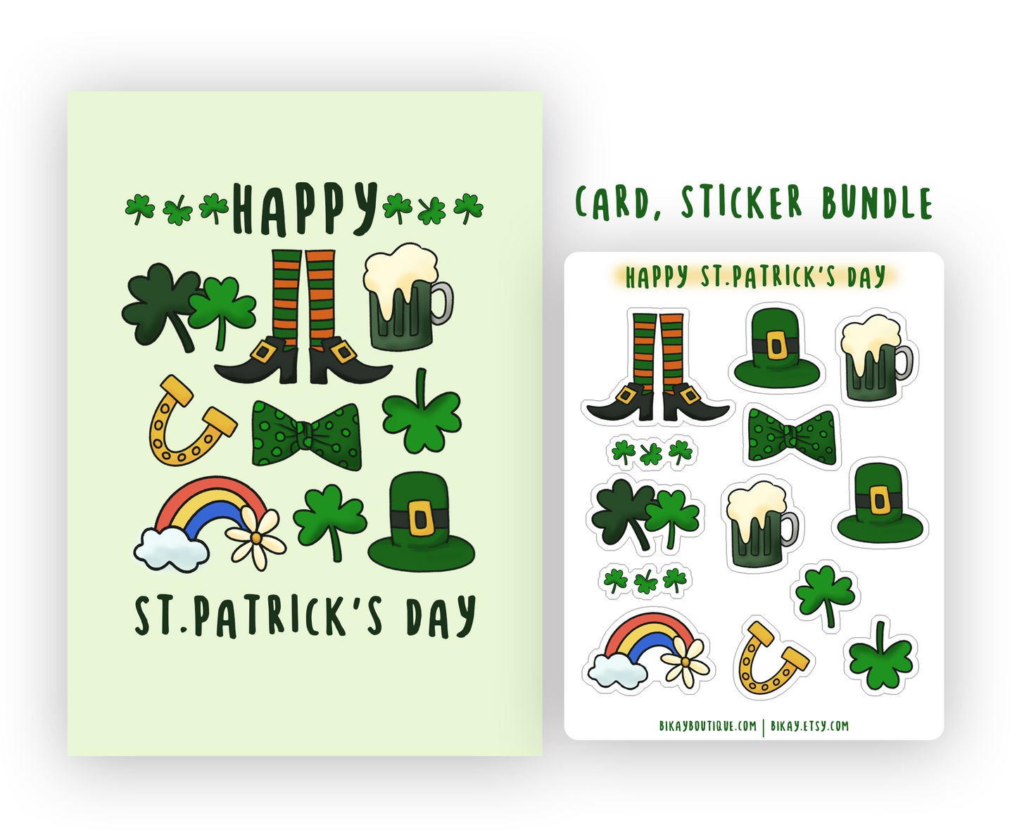 Happy St.Patrickts Day Sticker Sheet