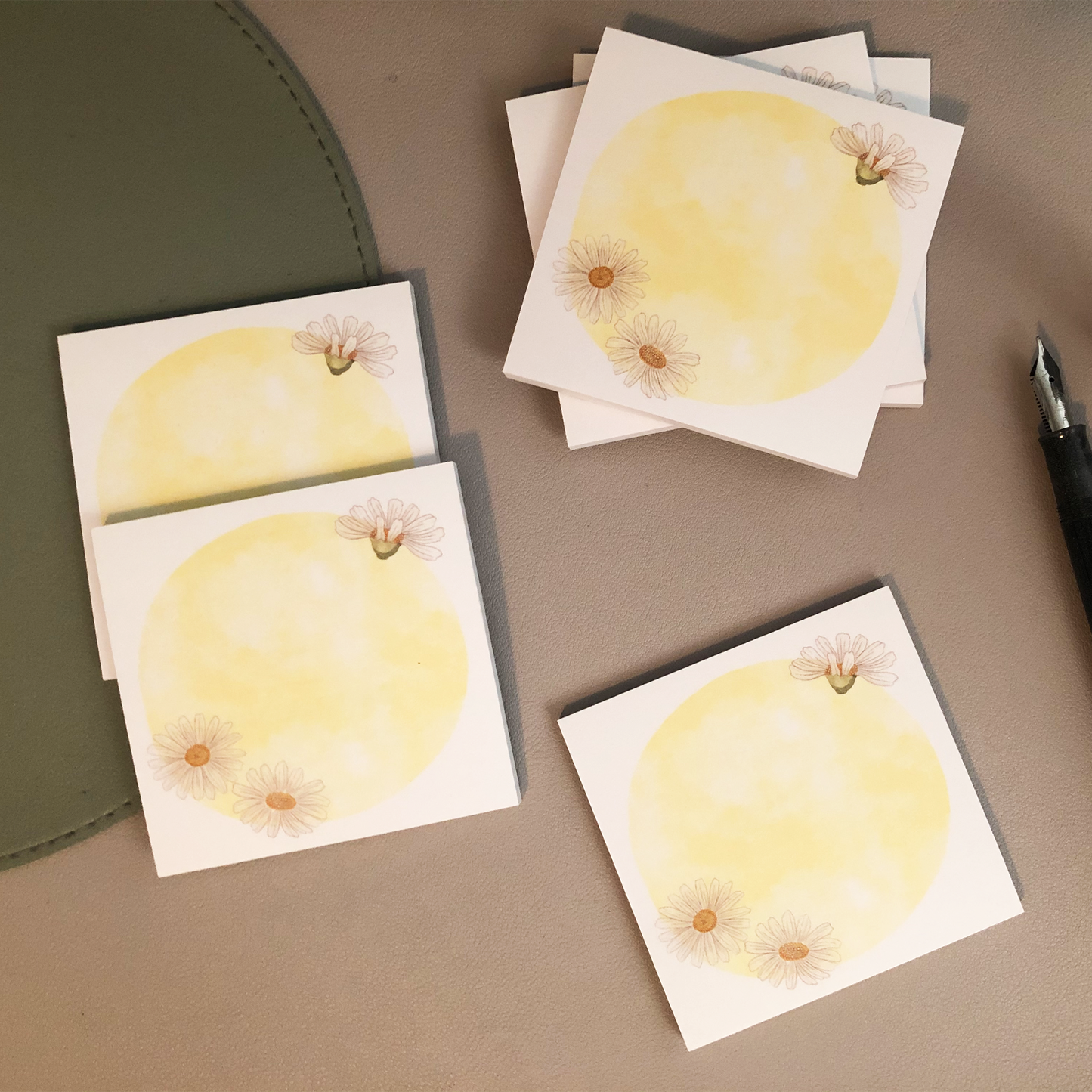 Daisy Flower sticky notes