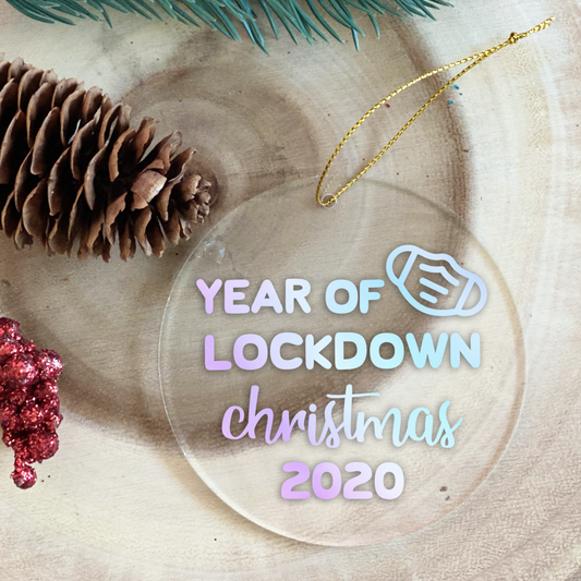 Year of Lockdown Christmas Ornament