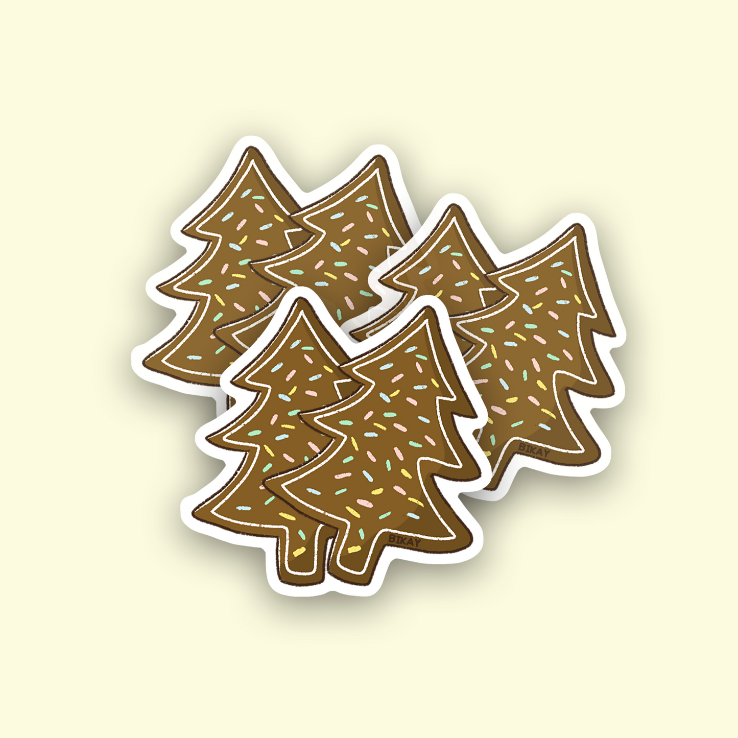 Christmas Cookies Vinyl Sticker