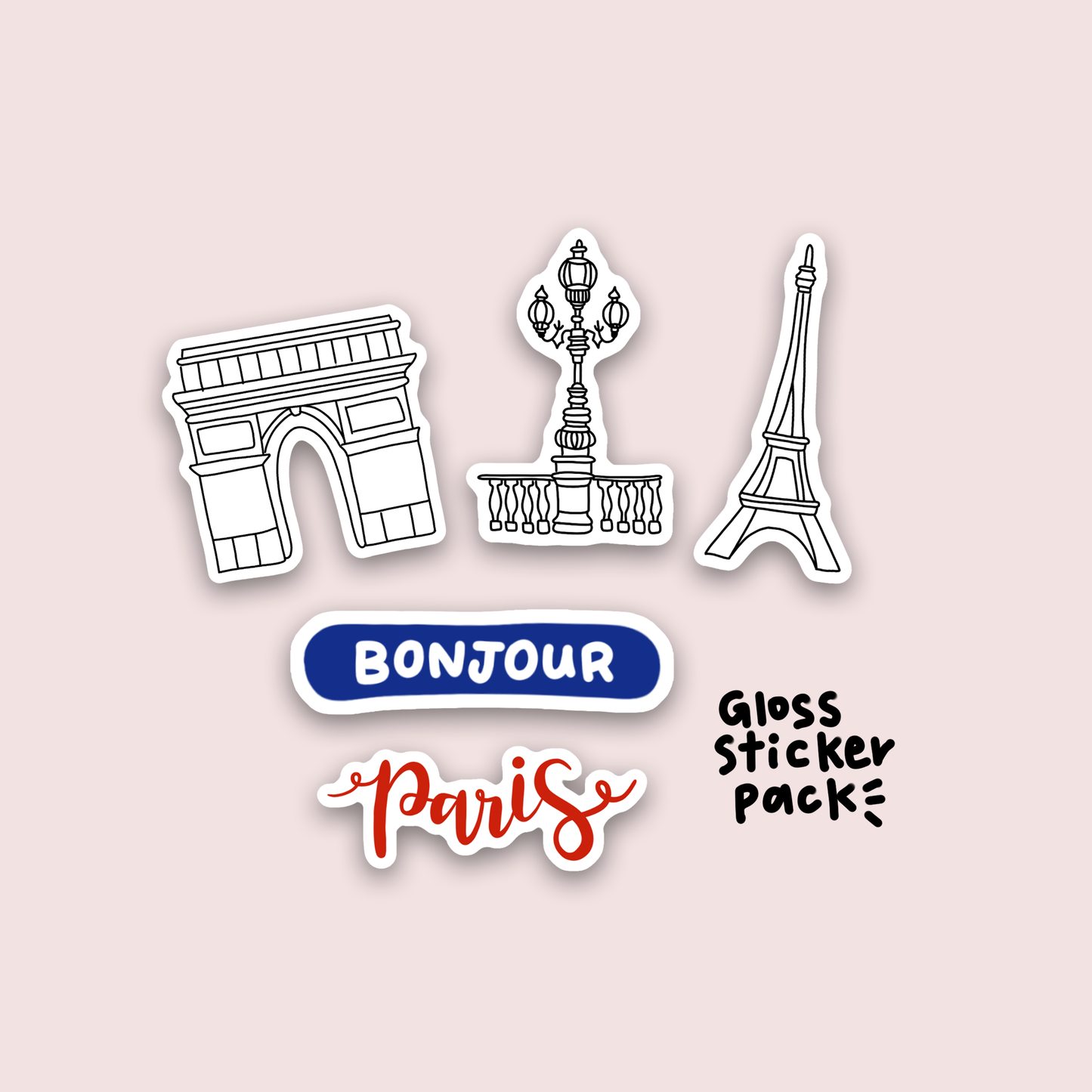 Paris Sticker Set