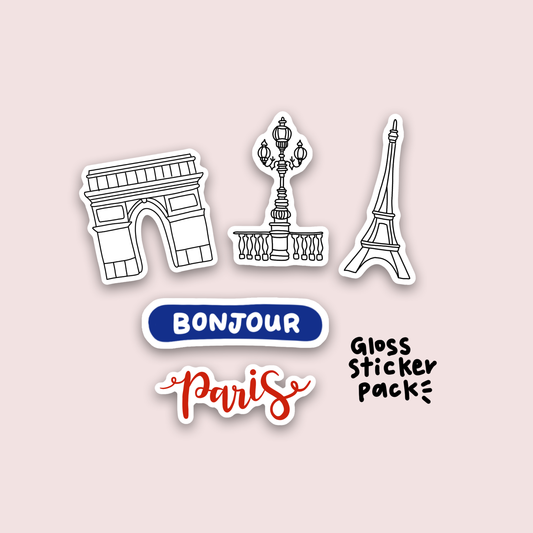 Paris Sticker Set