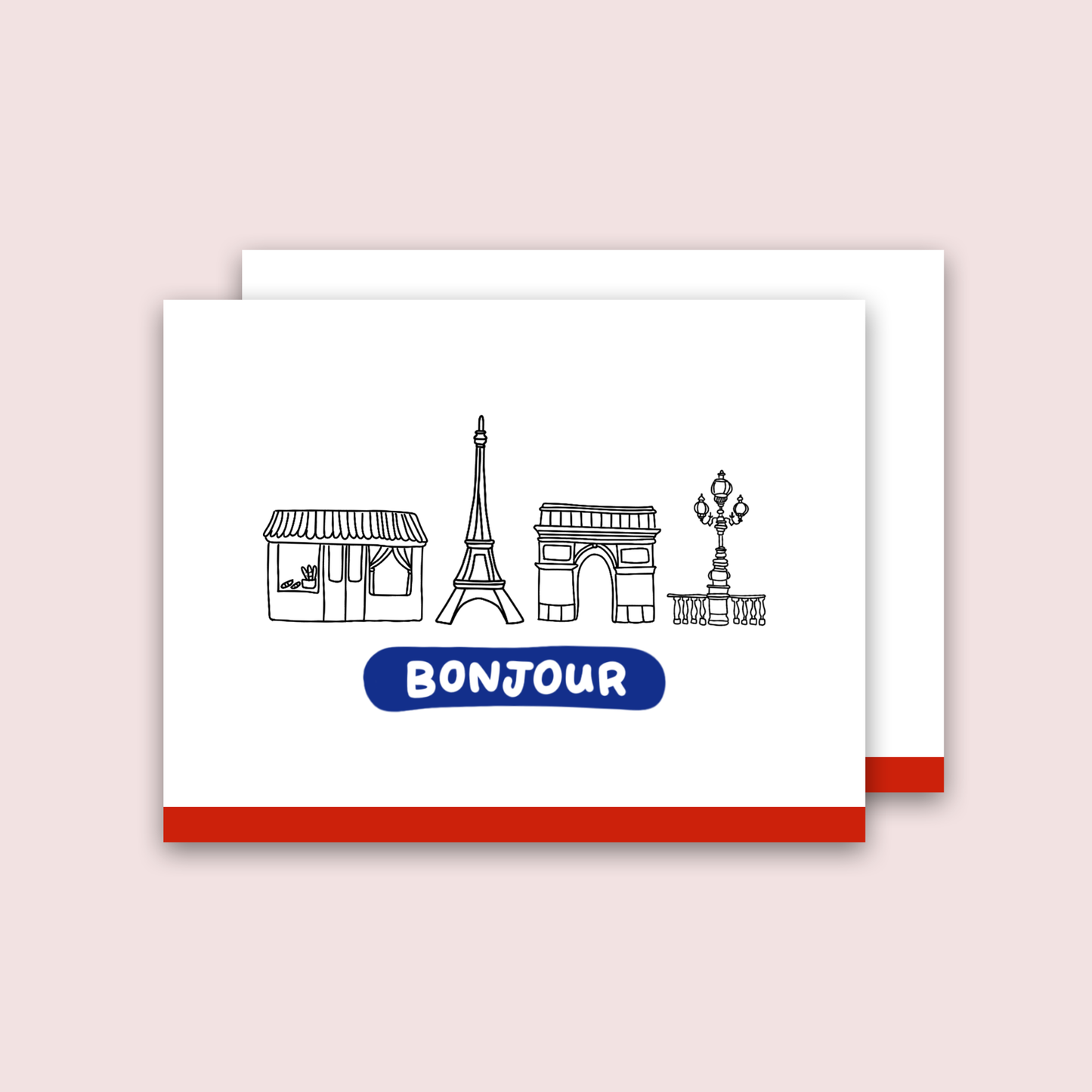 Bonjour Paris Boxed Card (Single or Card Pack)