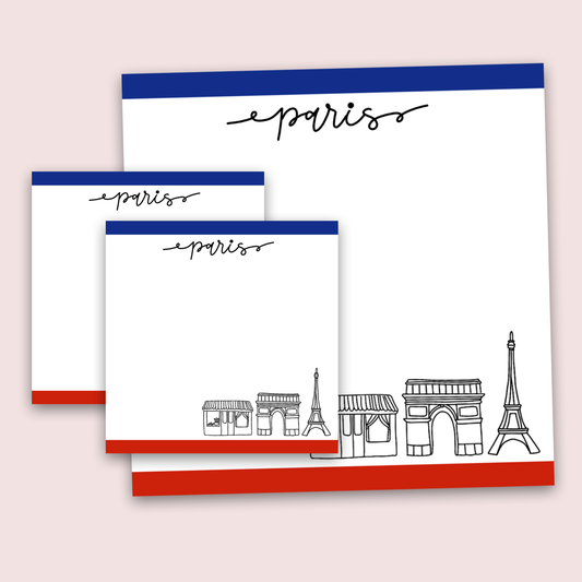 Paris Notepad 3.5"x3.5"