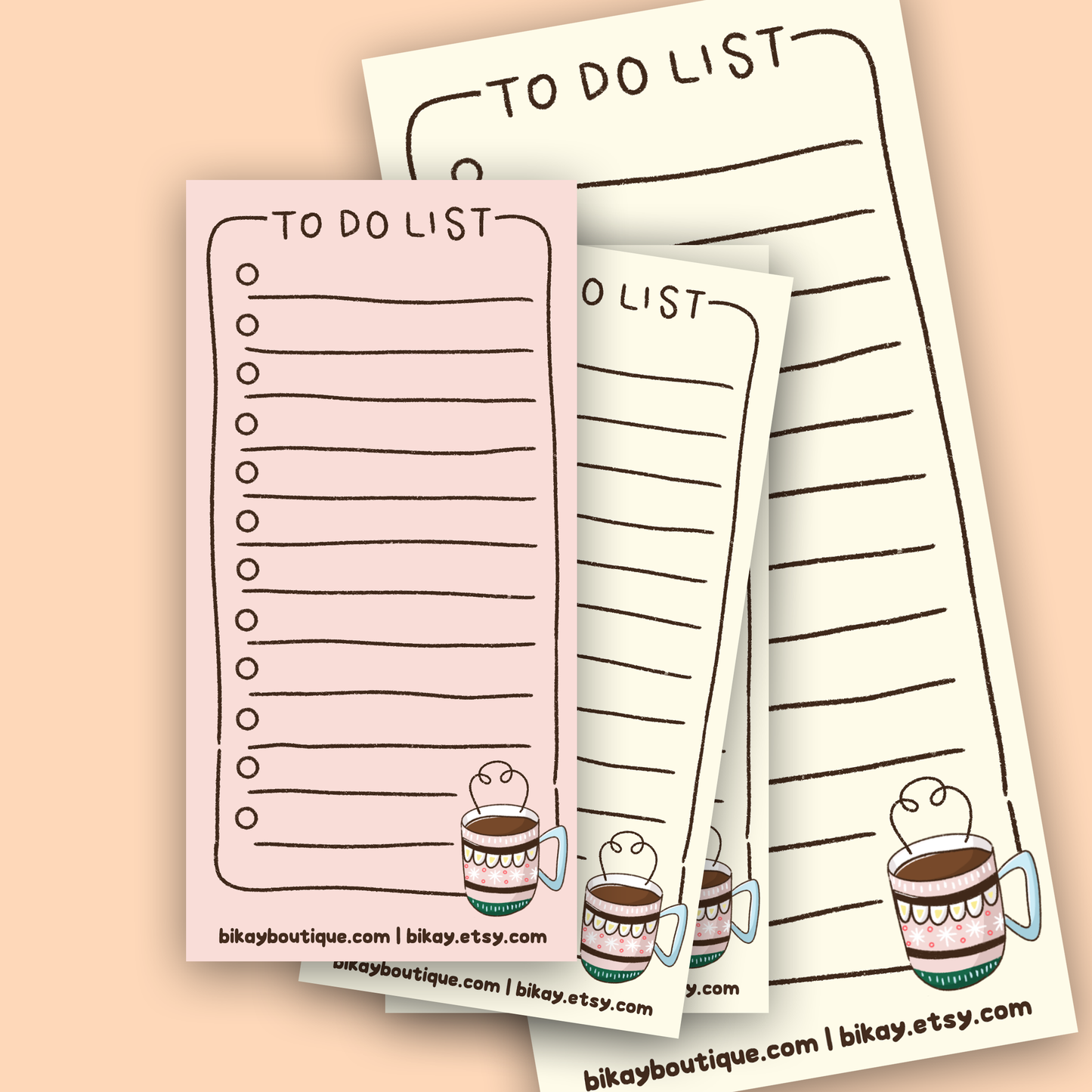Coffee To Do List Notepad