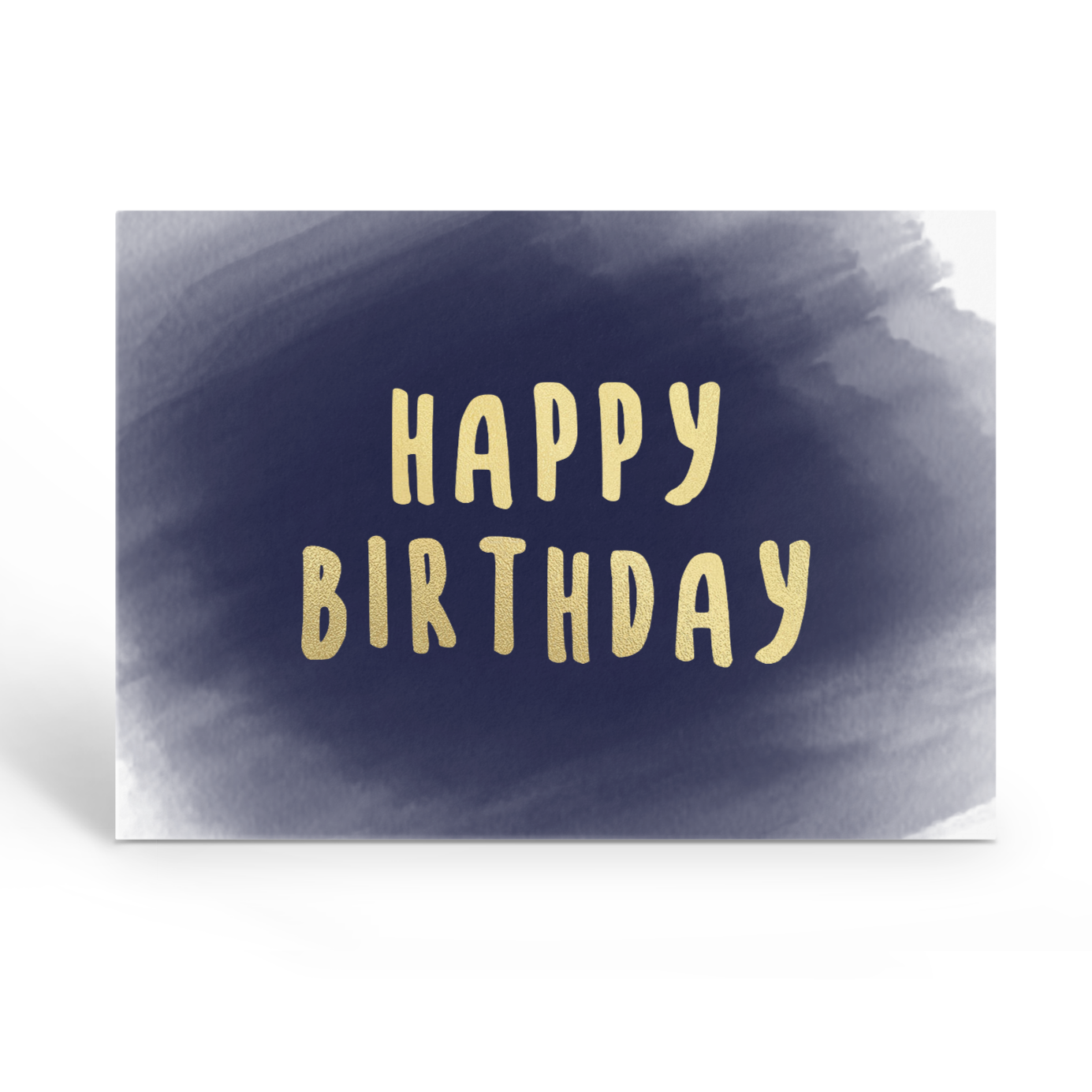 Foiled Happy Birthday Card