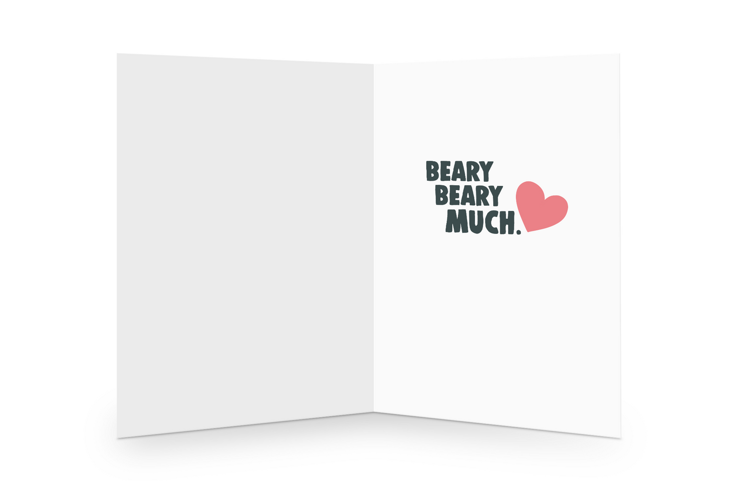 I love you beary much Anniversary Card
