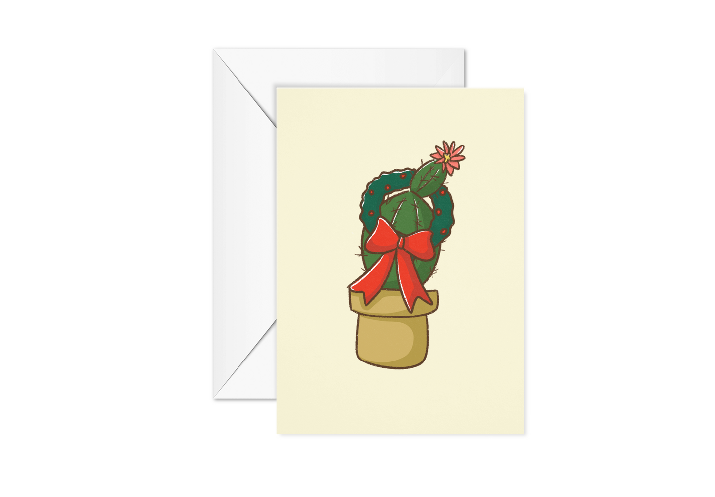 Cactus Christmas Card Pack (Set of 10 boxed cards)