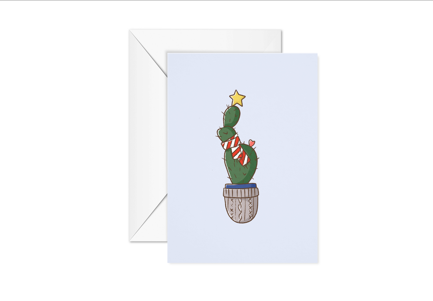 Cactus Christmas Card Pack (Set of 10 boxed cards)