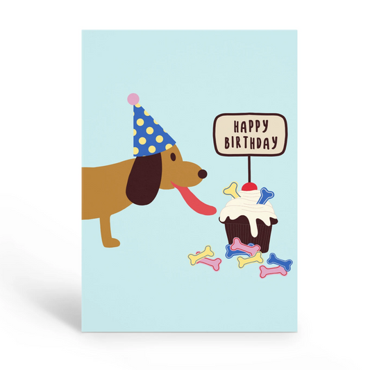 Dog Happy Birthday Card