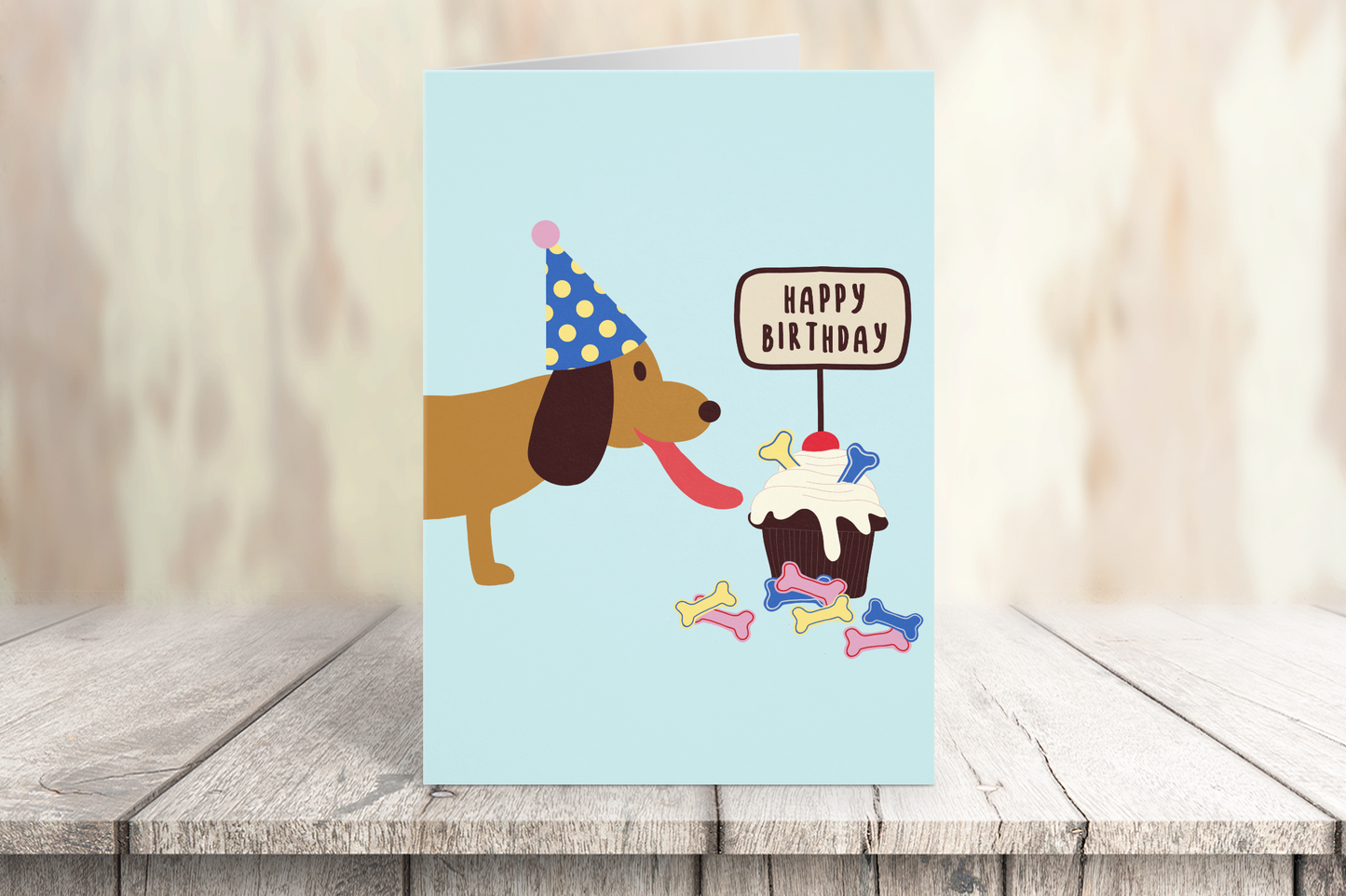 Dog Happy Birthday Card