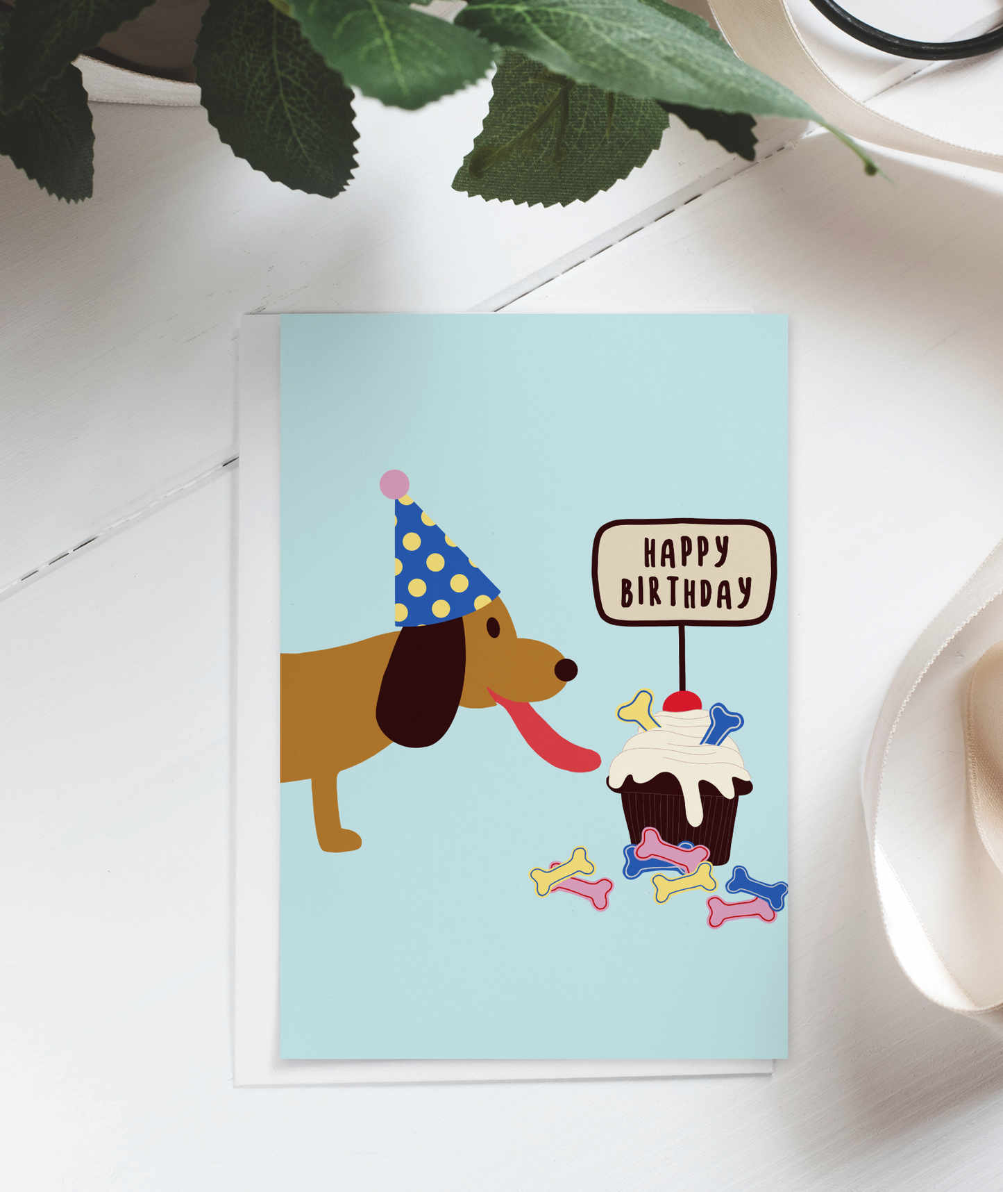 Dog Happy Birthday Card