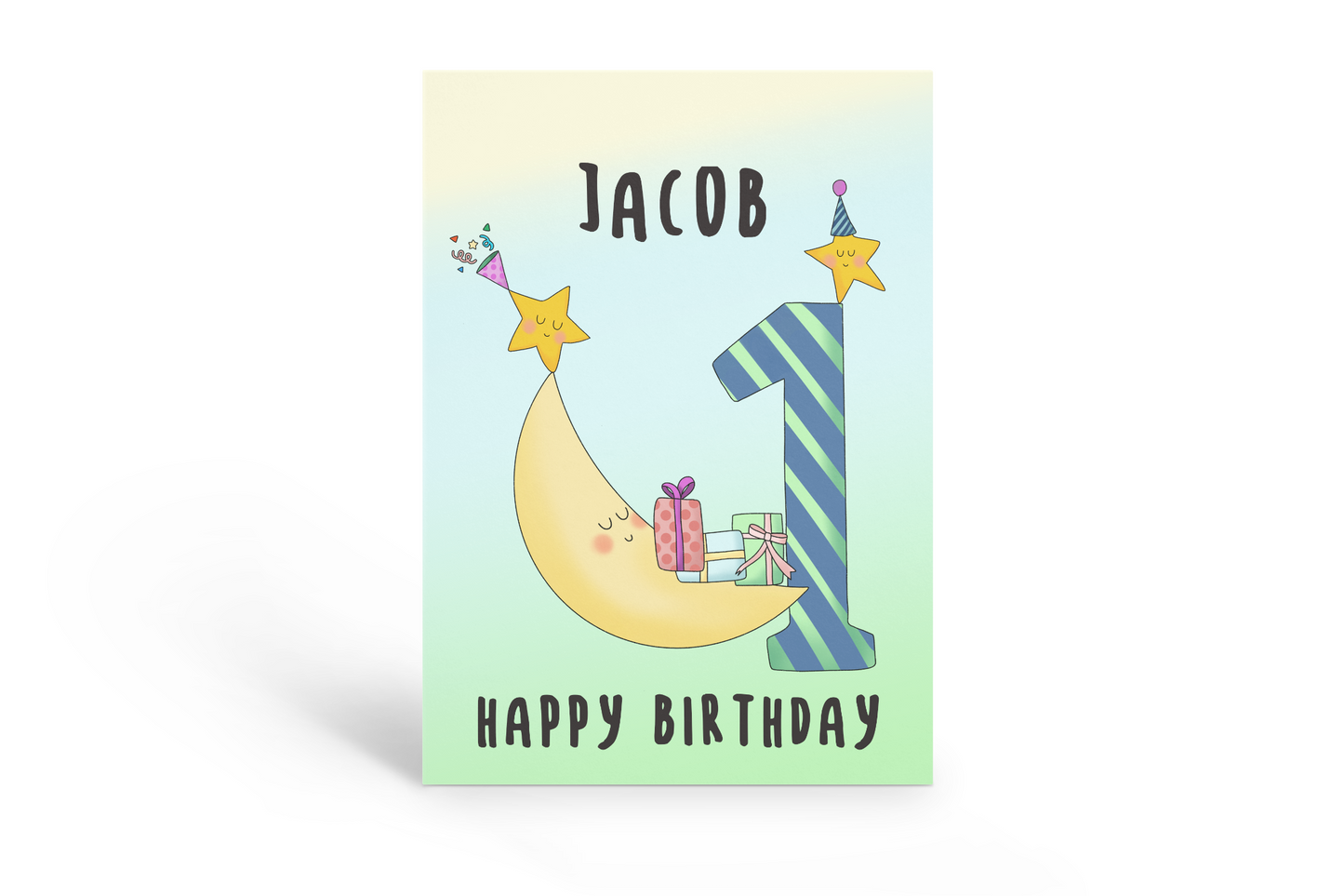 First Birthday Card for boys