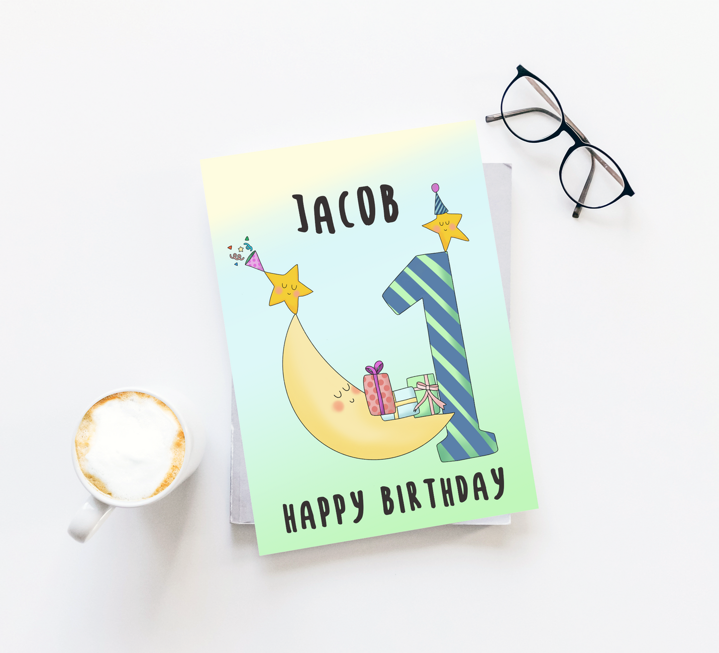 First Birthday Card for boys