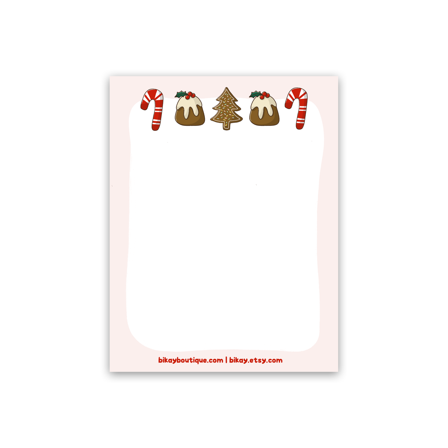 Christmas Sweets Note Pad 4.25"x5.5"
