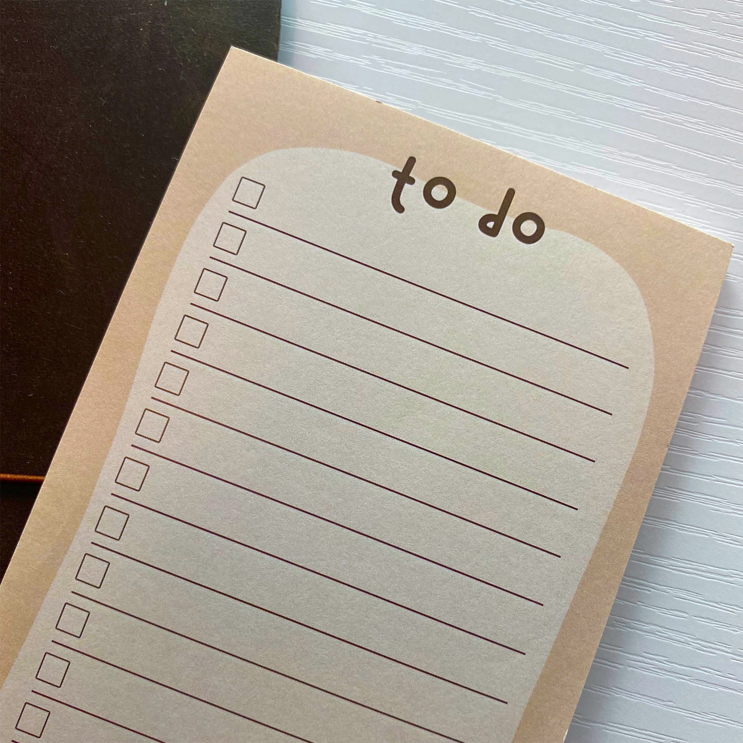 Cozy self love to do list notepad