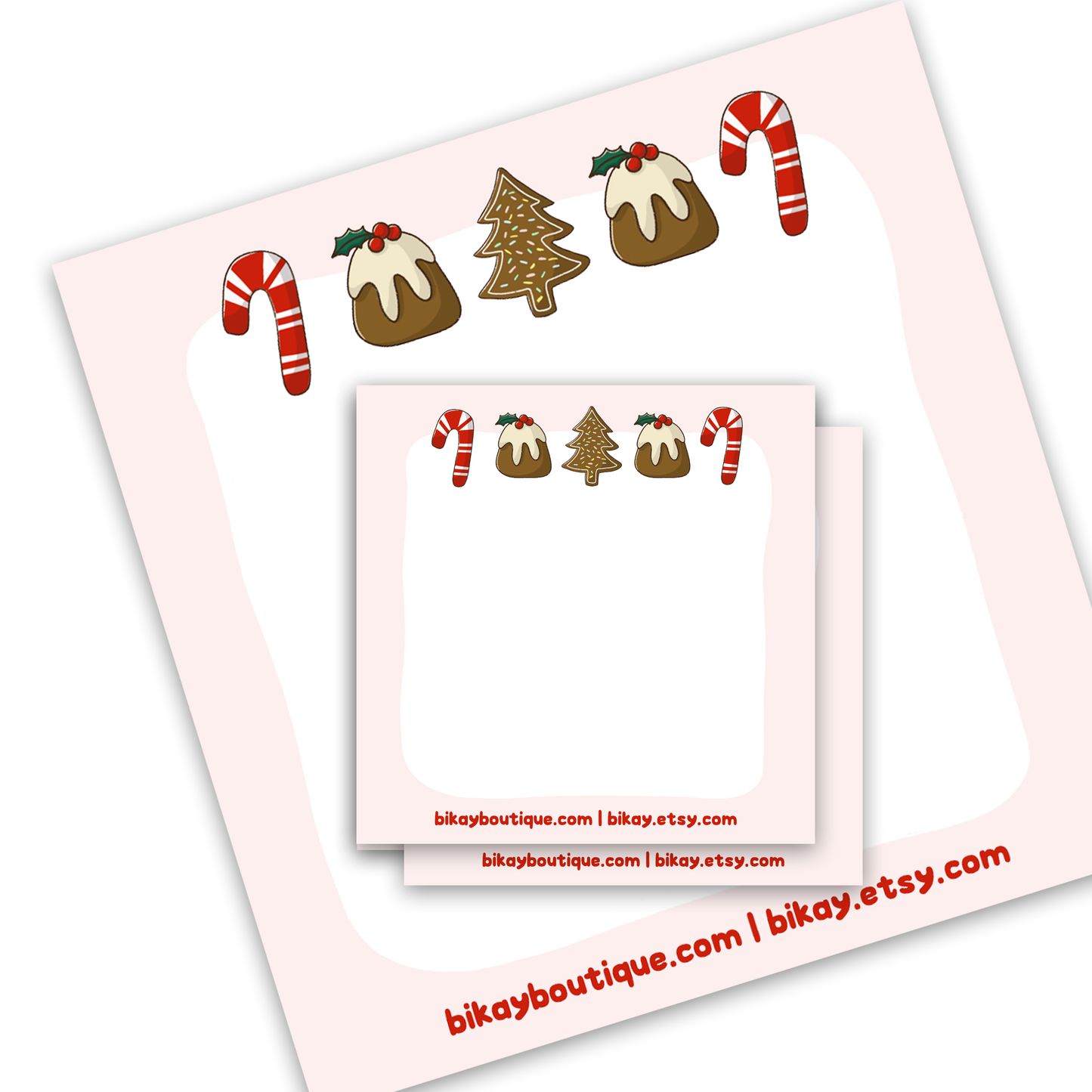 Christmas Sweets Note Pad 3.5"x3.5"