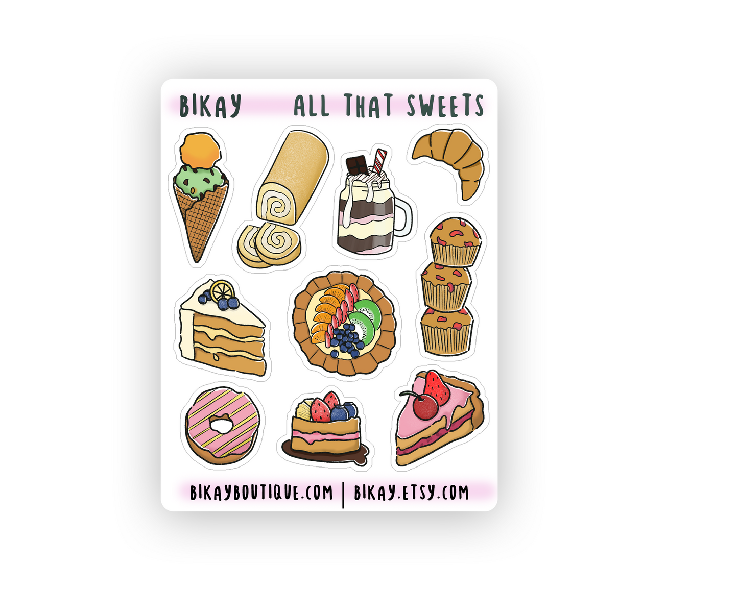 All that Sweets Sticker Sheet