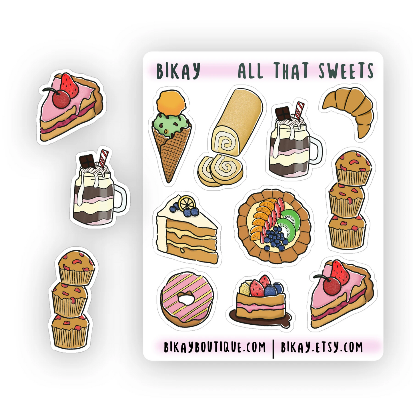 All that Sweets Sticker Sheet